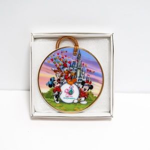 Vintage Disney 1991 Collectors Porcelain Christmas Ornament